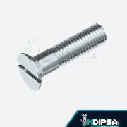 Stove Bolt Cabeza Plana Acero