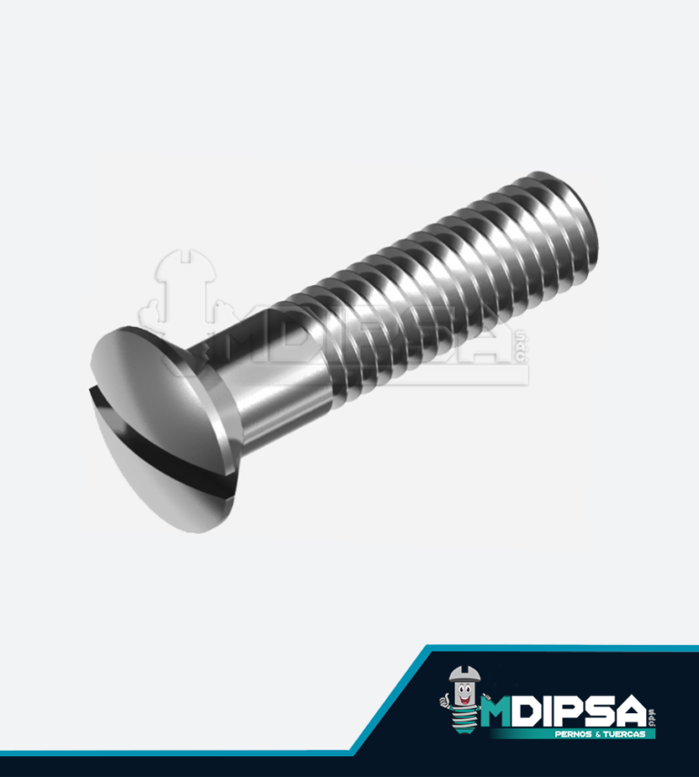 Stove Bolt Cabeza Cilindrica Acero IMDIPSA